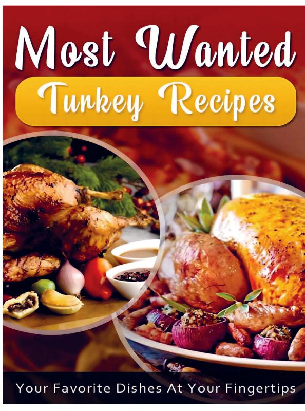 Omslag van Most Wanted Turkey Recipes