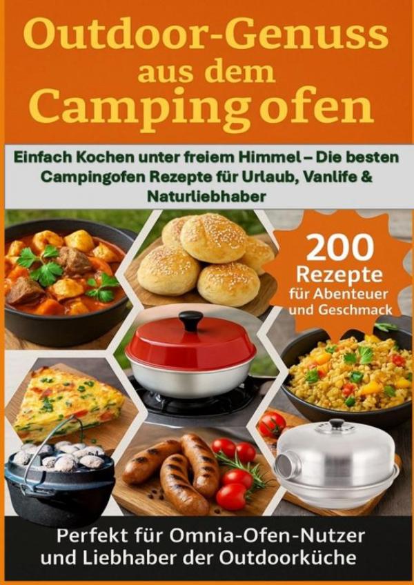 Omslag van Outdoor Genüsse aus dem Campingofen: -Perfekt für Omnia-Ofen-Nutzer und Liebhaber der Outdoorküche