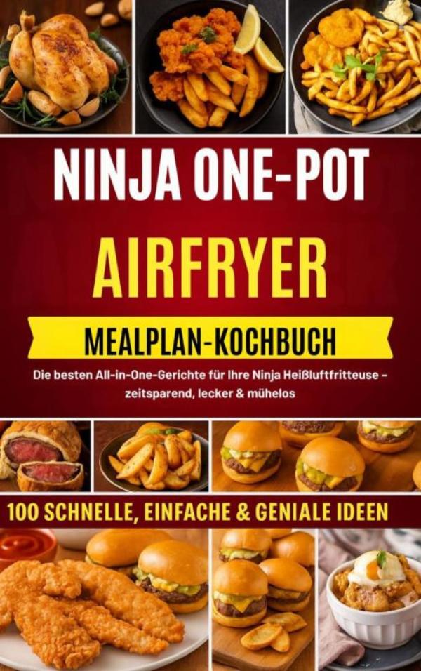 Omslag van NINJA ONE-POT AIR-FRYER KOCHBUCH MIT MAHLZEITENPLAN
