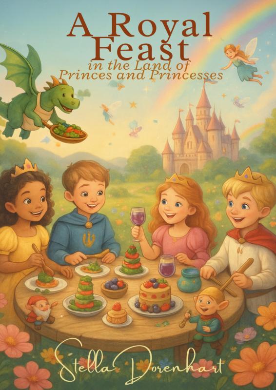 Omslag van A Royal Feast in the Land of Princes and Princesses