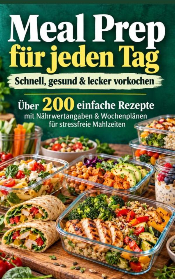 Omslag van Meal Prep für jeden Tag – Schnell, gesund & lecker vorkochen