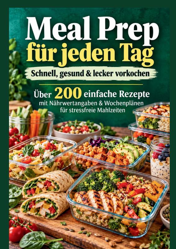 Omslag van Meal Prep für jeden Tag – Schnell, gesund & lecker vorkochen