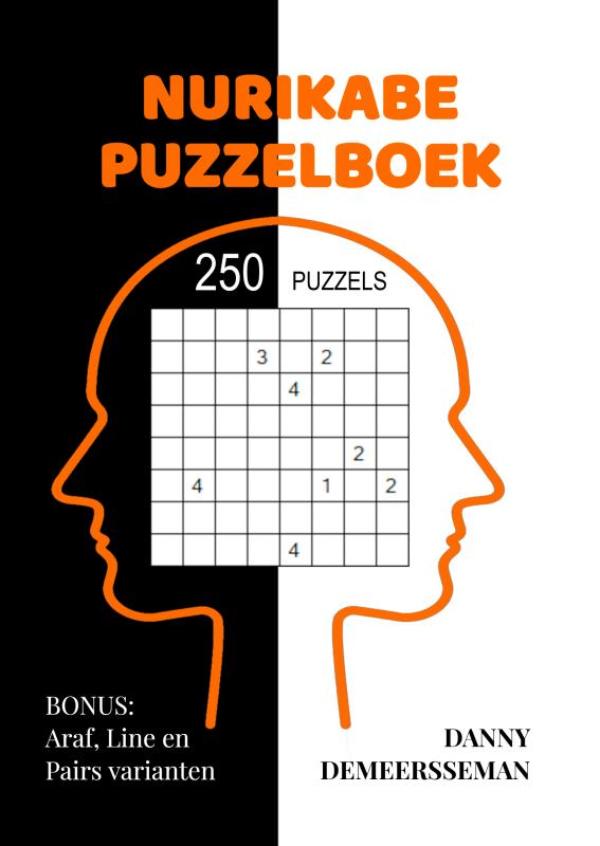 Omslag van NURIKABE PUZZELBOEK