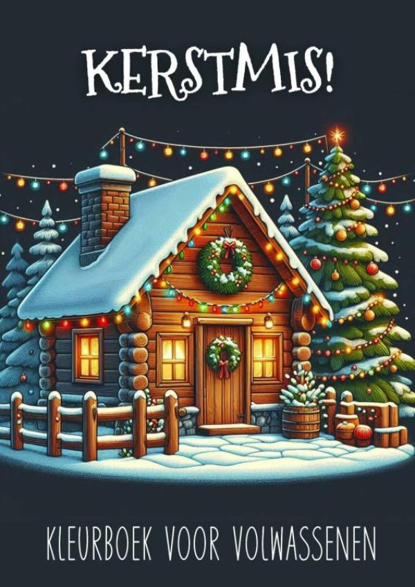 Omslag van Kerstmis! - Kleurboek voor Volwassenen