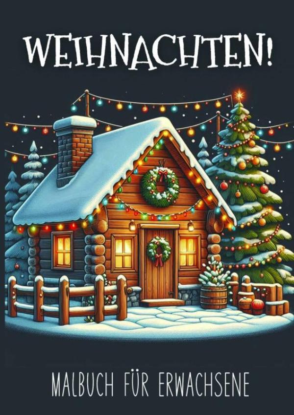 Omslag van Malbuch für Erwachsene - Weihnachten!
