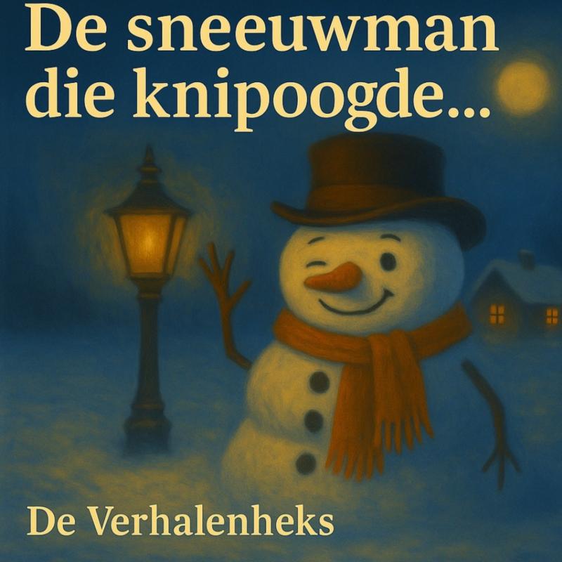 Omslag van De sneeuwman die knipoogde
