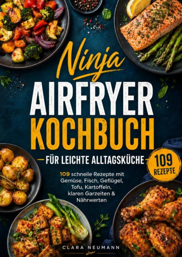 Omslag van Ninja Airfryer Kochbuch für leichte Alltagsküche