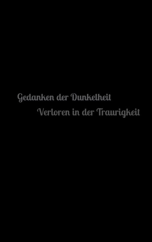 Omslag van Gedanken der Dunkelheit