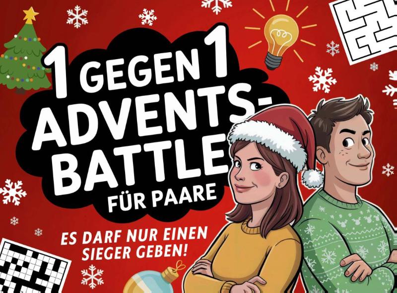 Omslag van Advents-Battle 1 gegen 1 für Paare