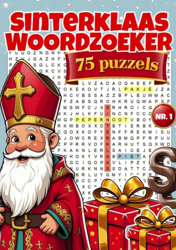 Omslag van Sinterklaas Woordzoeker - nr.1