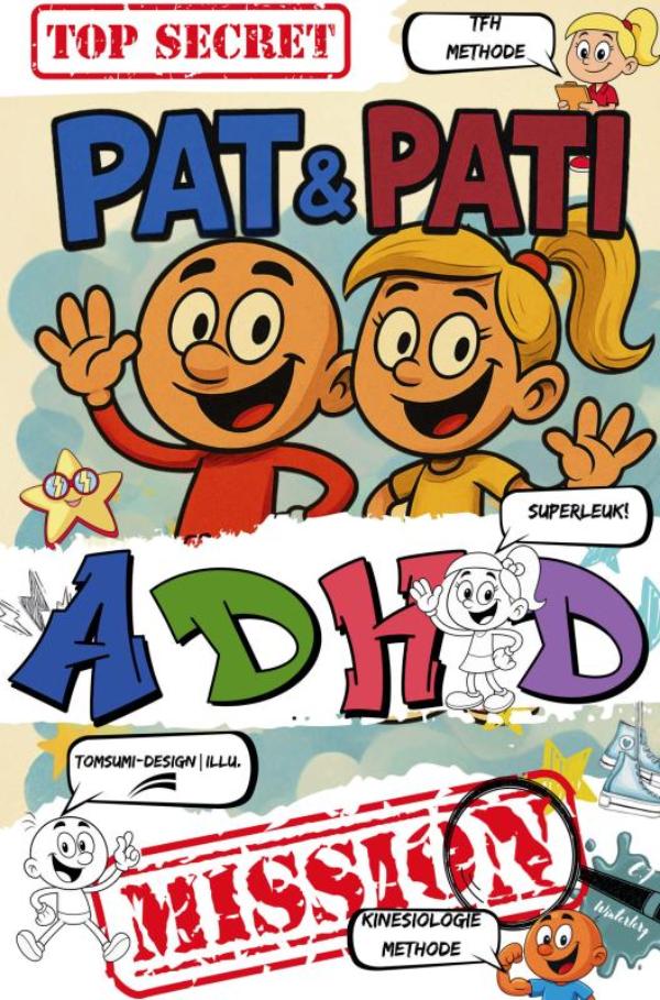 Omslag van Pat & Pati ADHD MISSION TOP SECRET