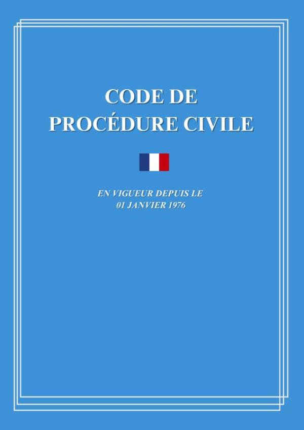 Omslag van Code de procédure civile