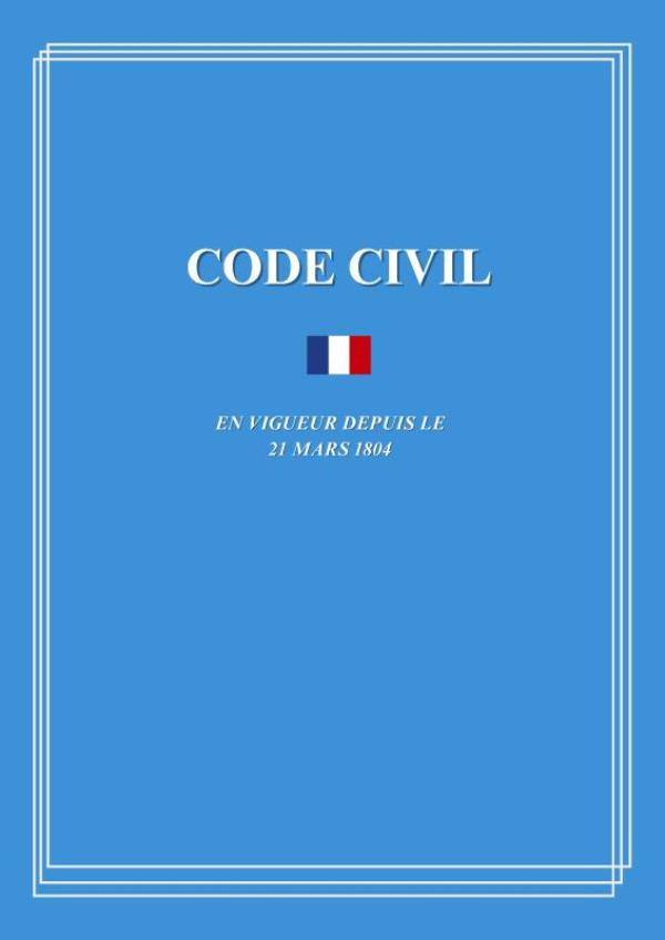 Omslag van Code civil