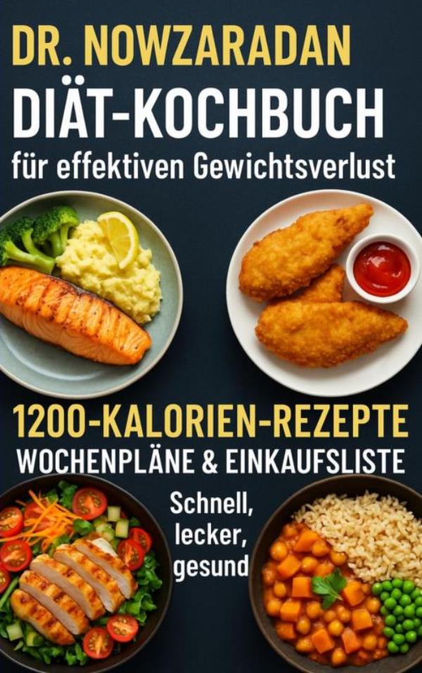 Omslag van Dr. Nowzaradans Diät-Kochbuch für effektiven Gewichtsverlust