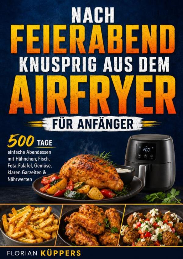 Omslag van Nach Feierabend knusprig aus dem Airfryer für Anfänger