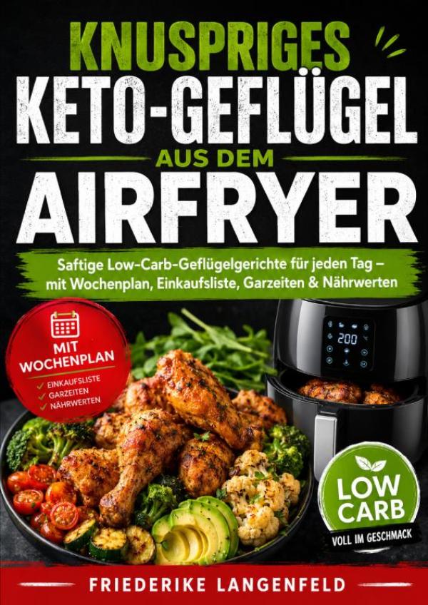Omslag van Knuspriges Keto-Geflügel aus dem Airfryer