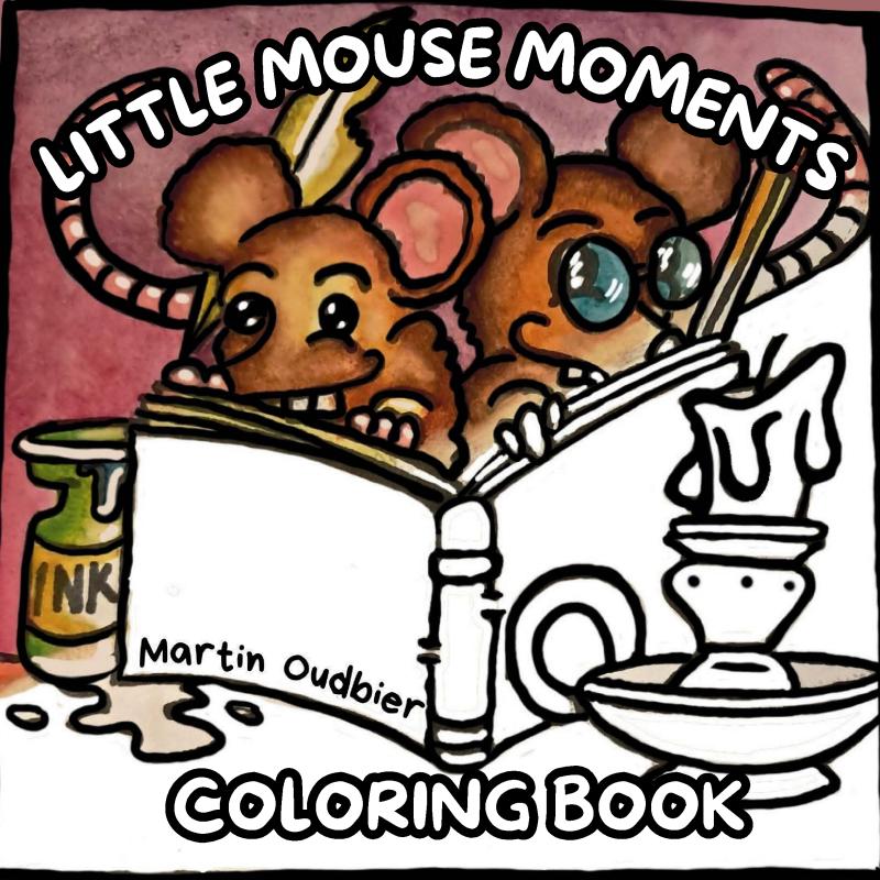 Omslag van Little mouse moments coloring book