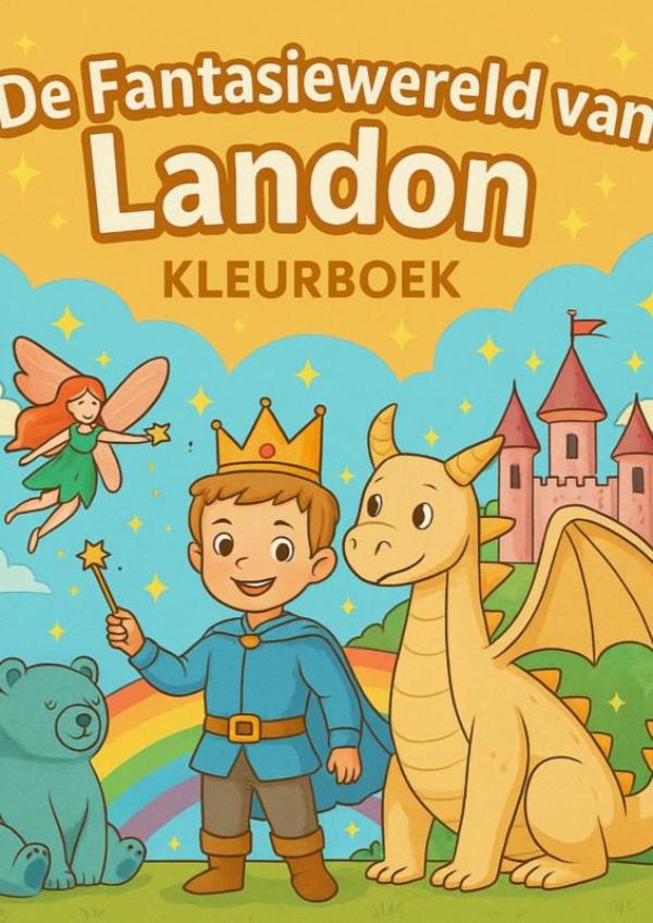 Omslag van de fantasiewereld van Landon