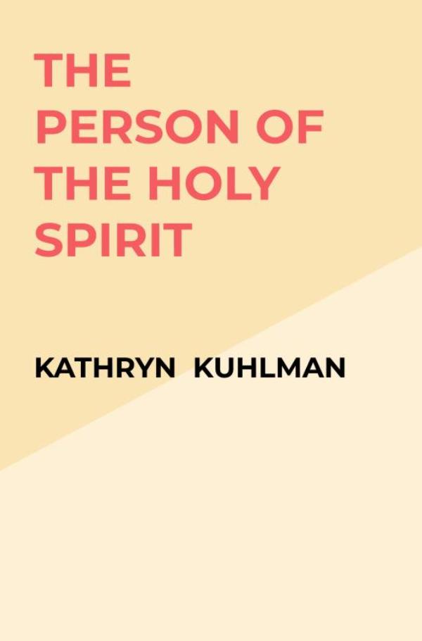 Omslag van The Person of the Holy Spirit