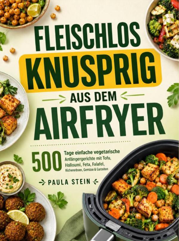 Omslag van Fleischlos knusprig aus dem Airfryer