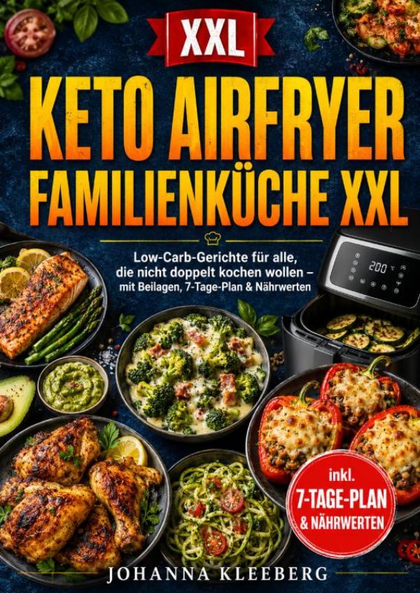 Omslag van Keto Airfryer Familienküche XXL
