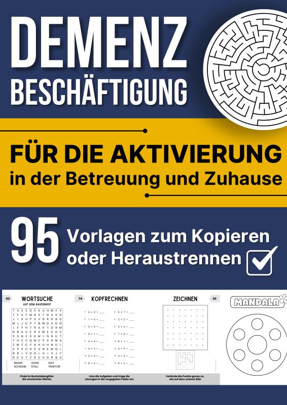 Omslag van Demenz Beschäftigung