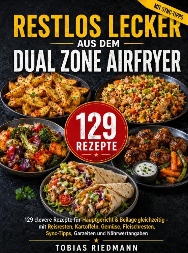 Omslag van Restlos lecker aus dem Dual Zone Airfryer