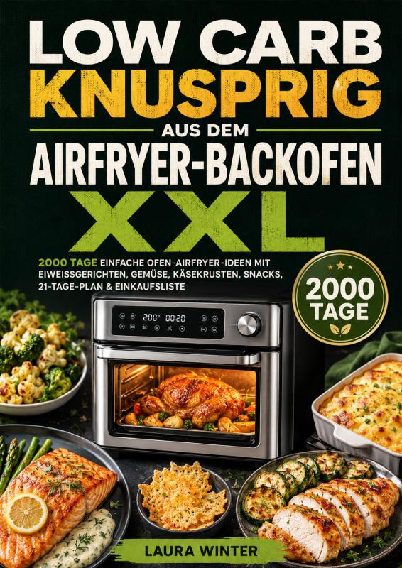 Omslag van Low Carb knusprig aus dem Airfryer-Backofen XXL