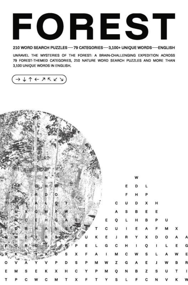 Omslag van Forest: Word Search Puzzles from the Whispers of Nature Collection