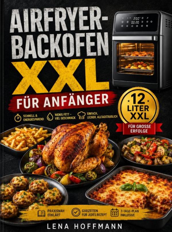 Omslag van Airfryer-Backofen XXL für Anfänger