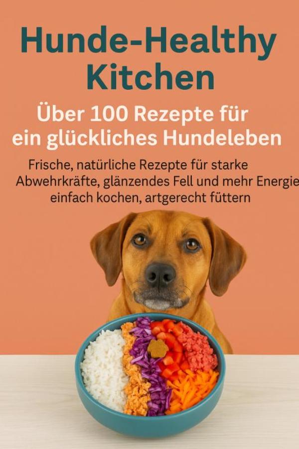 Omslag van Hunde-Healthy Kitchen: Über 100 Rezepte für ein glückliches Hundeleben