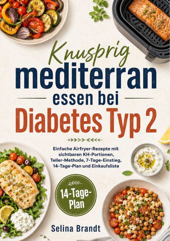 Omslag van Knusprig mediterran essen bei Diabetes Typ 2