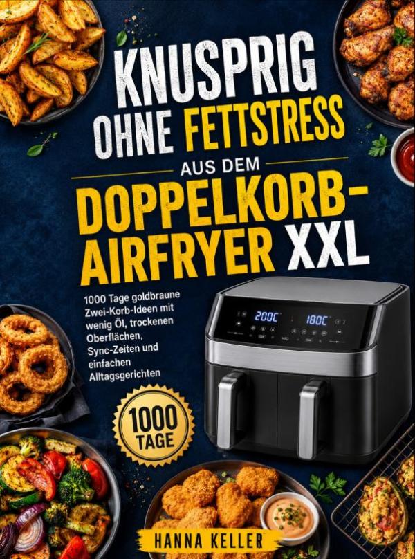 Omslag van Knusprig ohne Fettstress aus dem Doppelkorb-Airfryer XXL