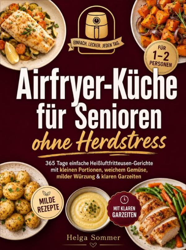 Omslag van Airfryer-Küche für Senioren ohne Herdstress