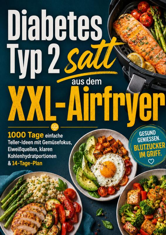 Omslag van Diabetes Typ 2 satt aus dem XXL-Airfryer