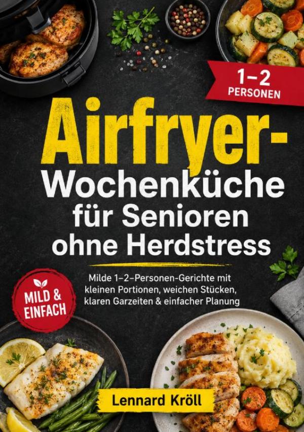 Omslag van Airfryer-Wochenküche für Senioren ohne Herdstress