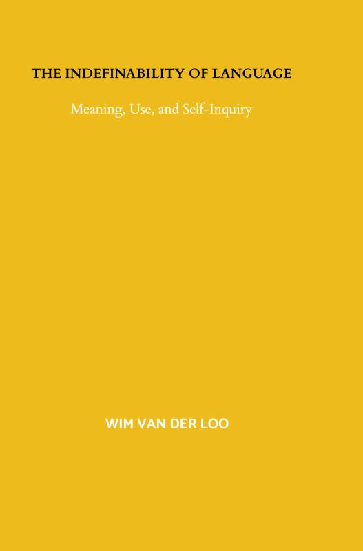 Omslag van The Indefinability of Language