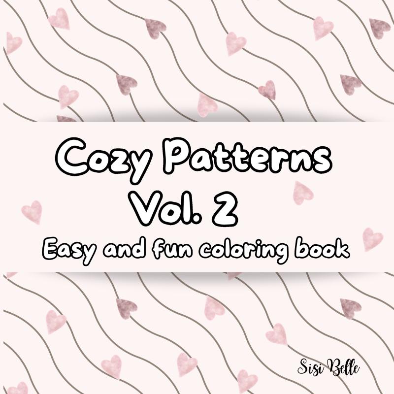 Omslag van Cozy Patterns Vol. 2 Coloring Book