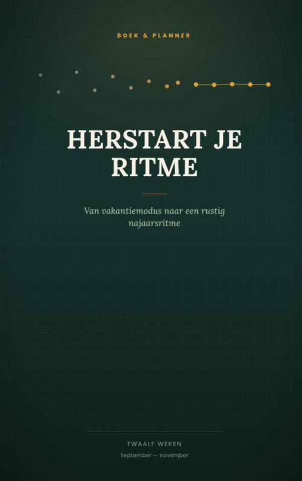Omslag van Herstart je ritme