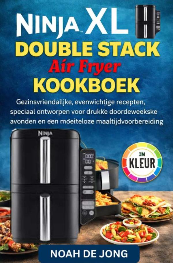 Omslag van Ninja Double Stack Air Fryer kookboek