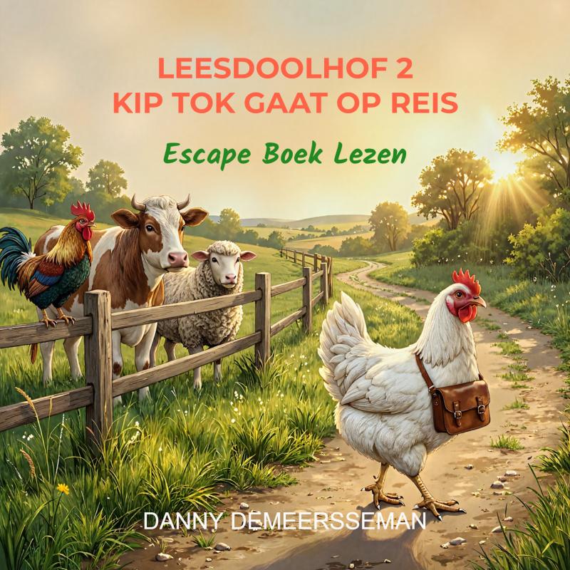 Omslag van Leesdoolhof 2 - Kip Tok gaat op Reis
