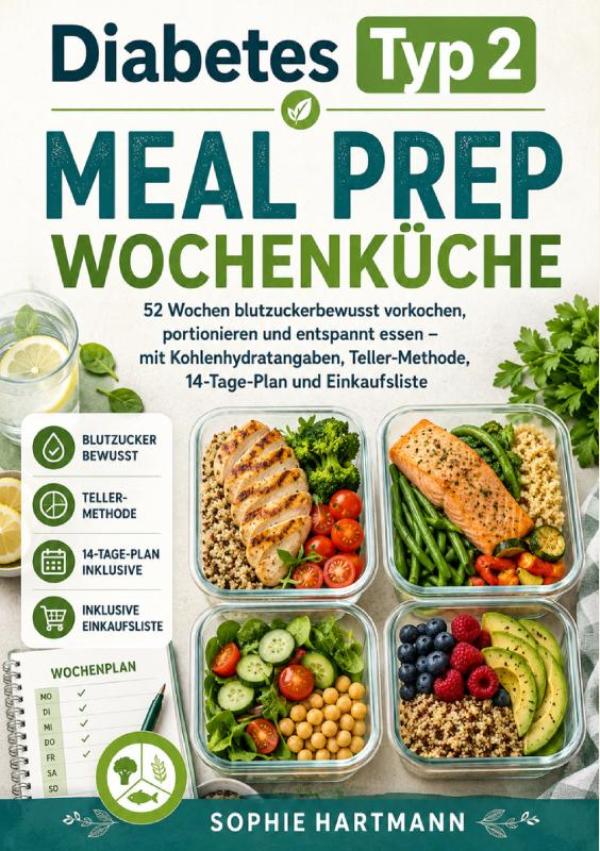 Omslag van Diabetes Typ 2 Meal Prep Wochenküche