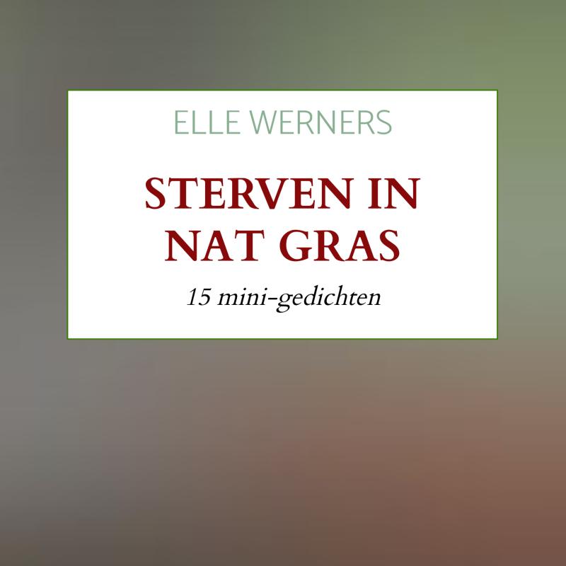 Omslag van STERVEN IN NAT GRAS