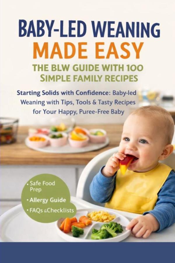 Omslag van Baby-Led Weaning Made Easy– The BLW Guide With 100 Simple Family Recipes