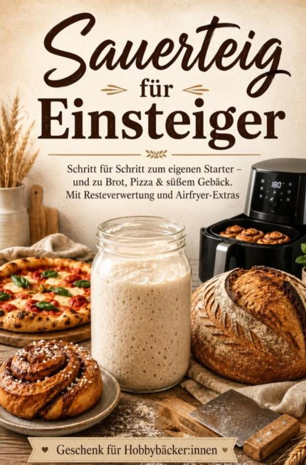 Omslag van Sauerteig für Einsteiger Schritt für Schritt zum eigenen Starter