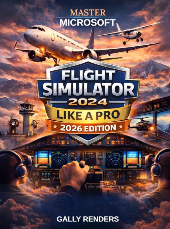 Omslag van Master Microsoft Flight Simulator 2024 Like a Pro