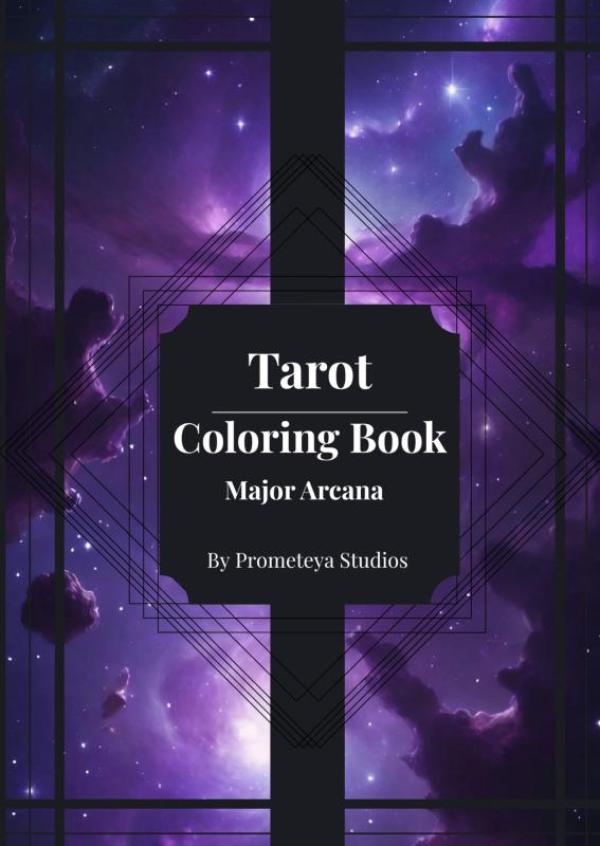 Omslag van Tarot Coloring Book – Major Arcana