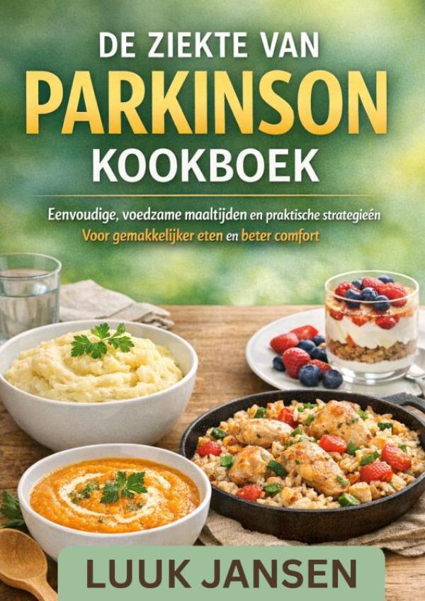 Omslag van DE ZIEKTE VAN PARKINSON KOOKBOEK