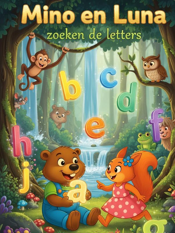 Omslag van Mino & Luna zoeken de letters