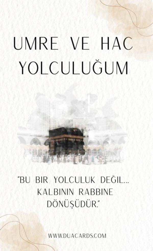 Omslag van Umre ve Hac Yolculuğum